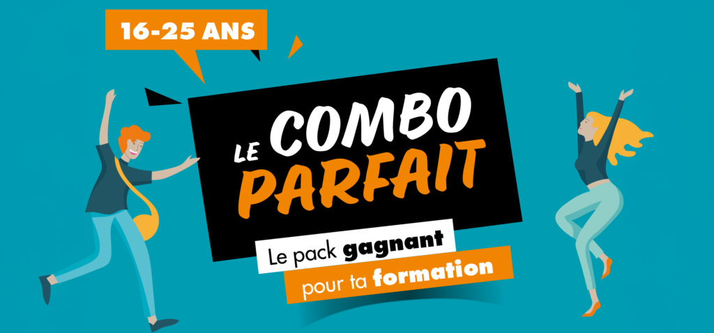 Le Combo-Parfait, des aides pour les 16-25 ans pour faciliter la formation et l'insertion professionnelle.